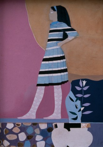Jack Martin Rogers, Cretan Girl,&nbsp;1966, Oil on canvas,&nbsp;41&quot;&nbsp;x 28 1/4&quot; at Anita Rogers Gallery
