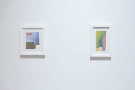 Installation view of George Negroponte: When Love Comes To Town at Anita Rogers Gallery