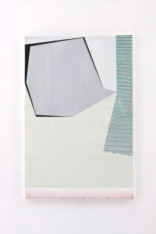 Gordon Moore, Untitled,&nbsp;2018, Acrylic, latex, and pumice on canvas, 30&quot; x 20&quot; at Anita Rogers Gallery