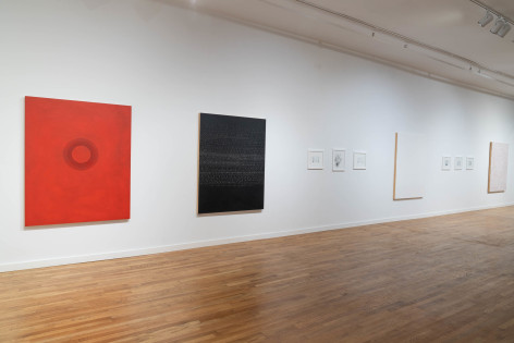 Installation view of INTERSECTIONS I (2023) at Anita Rogers Gallery