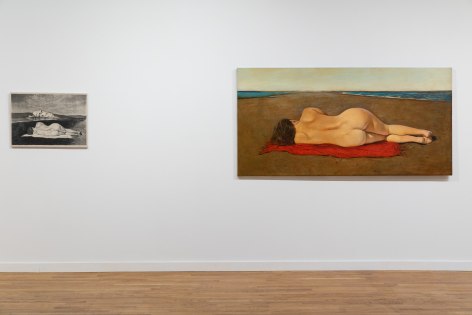 Installation view of Tomas Watson: Transitions (2024) at Anita Rogers Gallery