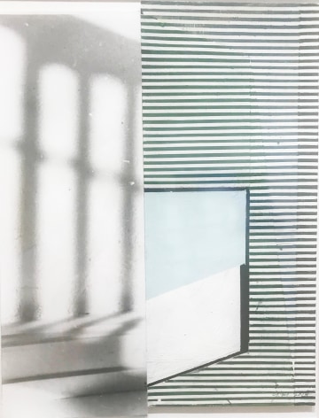 Gordon Moore, Untitled, 2018, Water-based medium on photo emulsion paper, 14&quot; x 11&quot;