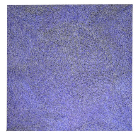 Fracesco Polenghi, Ocean of Peace,&nbsp;2011, Oil on canvas,&nbsp;78 3/4&quot;&nbsp;x 78 3/4&quot; at Anita Rogers Gallery