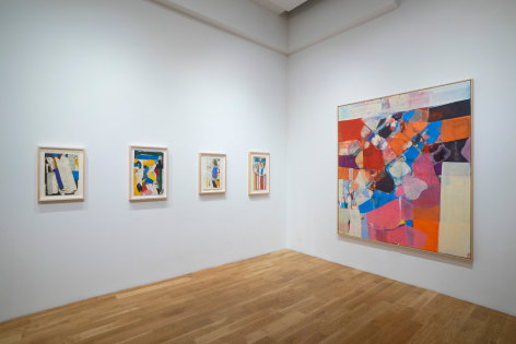 Installation view of Robert Szot: Then Again, Who Does? at Anita Rogers Gallery
