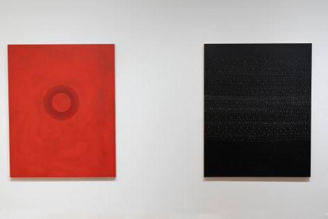 Installation view of INTERSECTIONS I (2023) at Anita Rogers Gallery