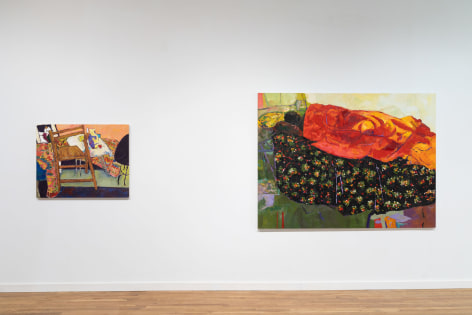 Installation photo of Anas Albraehe: The Dreamer (2022) at Anita Rogers Gallery 494 Greenwich Street, New York.&nbsp;  Photo: Jon-Paul Rodriguez