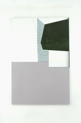 Gordon Moore, Shield,&nbsp;2021,&nbsp;Acrylic, latex, and pumice on canvas, 75&quot; x 50&quot; at Anita Rogers Gallery