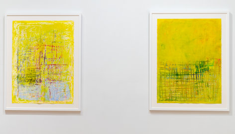Installation view of Summer Group Exhibition -&nbsp;Adrianne Lobel, Shirin Mirjamali &amp; nikki terry&nbsp;(2024) at 494 Greenwich Street.&nbsp;  Photo by Jon-Paul Rodriguez