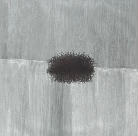 Gary Gissler, Moby Dick - Chapter II, 2023, Graphite on vellum, 12&quot; x 12&quot;&nbsp;at Anita Rogers Gallery