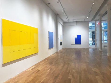 Installation view of Jan Cunningham's solo exhibition at Anita Rogers Gallery