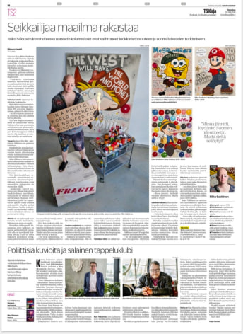 Riiko Sakkinen's interview in Turun Sanomat