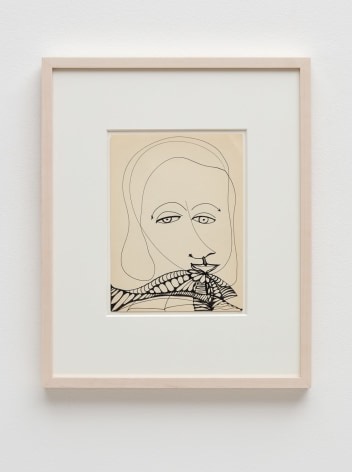 Huguette Caland Untitled (Self Portrait), 1967