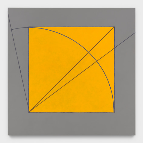 Virginia Jaramillo painting, Spatial Quadrant, 2021