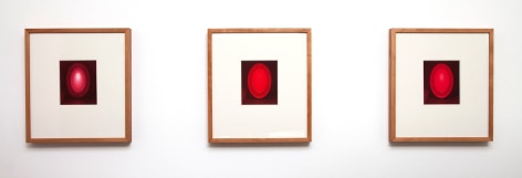 James Turrell From the Guggenheim, Set M, Red Small Vertical, 2013
