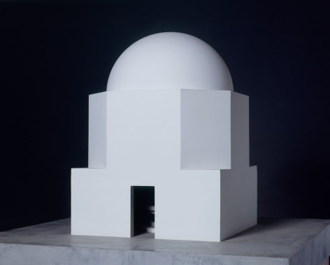 James Turrell, Cold Storage, 1989, Cast plaster and wood