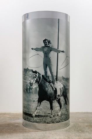 Servane Mary, Untitled (Woman on a Horse with Lassos), 2015