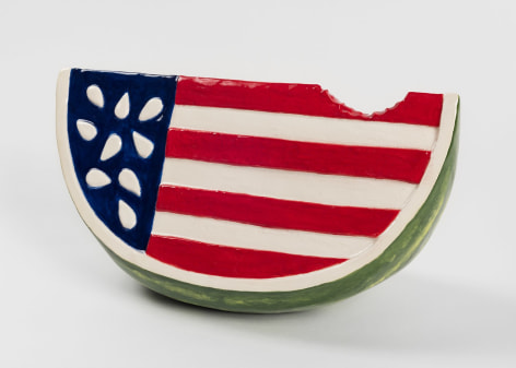 Hank Willis Thomas &ldquo;This Ain&rsquo;t America, You Can&rsquo;t Fool Me&rdquo;, 2020 Hand glazed ceramic