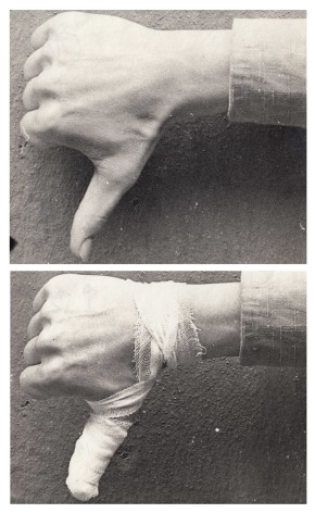 K&aacute;lm&aacute;n Szij&aacute;rt&oacute;, Art Gestures, 1976