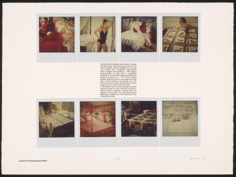 Heinecken, Lessons in Posing Subjects / (Beds), 1981