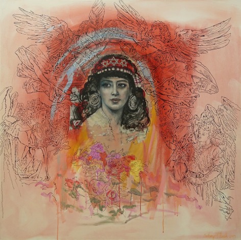 Audrey Flack (b. 1931) Everyone Needs an Angel (Portrait of Sarah), 2017