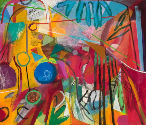 Bill Scott - Flowers Toward Landscape, 2014 - Hollis Taggart