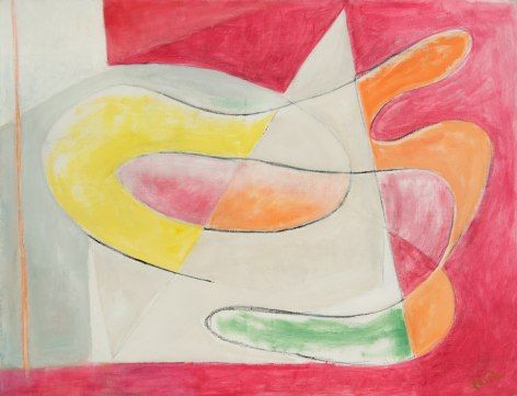 Quita Brodhead (1901-2002) Abstract Forms, late 1960s