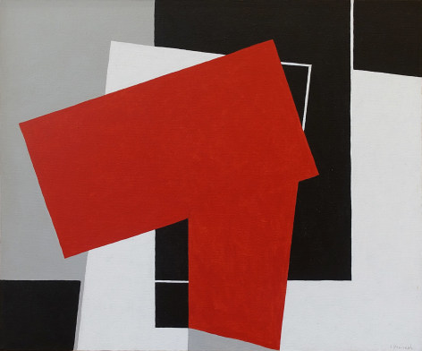 George Vranesh (1926-2014) Color Red, 1990