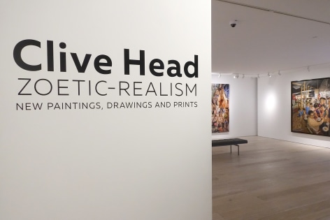 Installation view: Clive Head: Zoetic-Realism