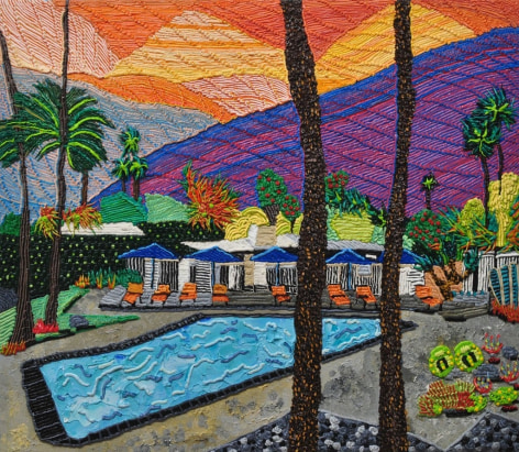 Caroline Larsen (b. 1980) L'horizon Palm Springs, 2017