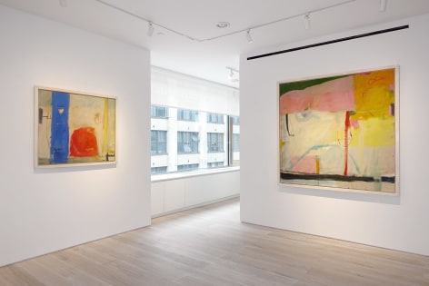 Installation view: Color Harmonies: New Paintings by Chlo&euml; Lamb