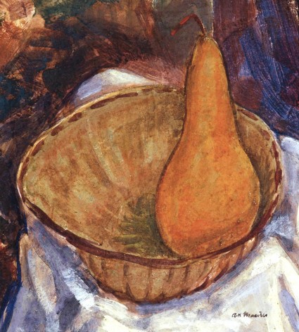 Alfred H. Maurer - Bowl with Pear: Still Life, circa late 1920s