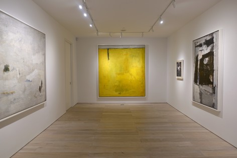 Installation view: Julius Tobias: Capturing Space, Paintings from the 50s &amp; 60s