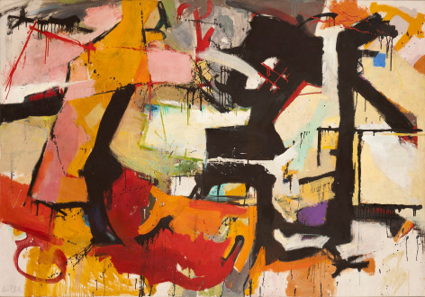 Audrey Flack (b. 1931) Abstract Force: Homage to Franz Kline, 1951-52