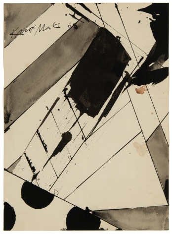 Knox Martin (b. 1923) Study for a painting called &quot;Edge&quot;, 1964