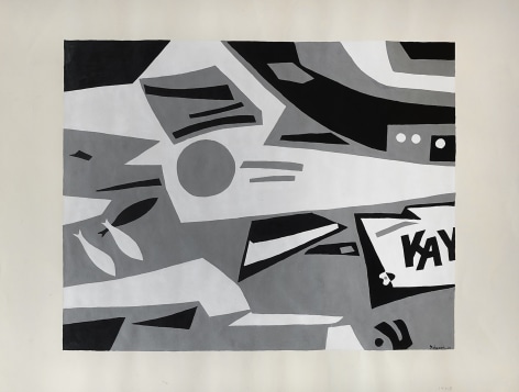 George Vranesh (1926-2014) Untitled (Kayak), 1980