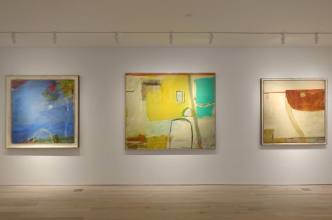 Installation view: Color Harmonies: New Paintings by Chlo&euml; Lamb