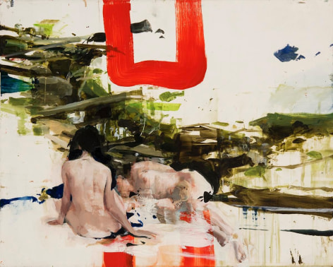 Alex Kanevsky - Ted&rsquo;s Brook with Imaginary Ladies, 2015 - Hollis Taggart