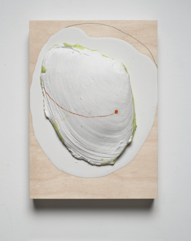 Nabil Nahas . Untitled 2005. Acrylic, pencil on wood, 7 x 5 inches (17.8 x 12.7 cm)