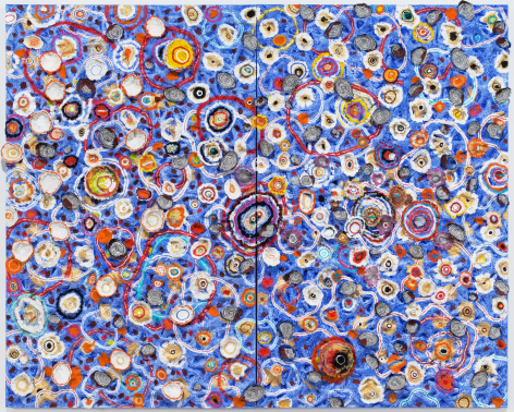 Nabil Nahas. Untitled 2007. Acrylic on canvas, 96 x 120 inches (243.8 x 304.8 cm)