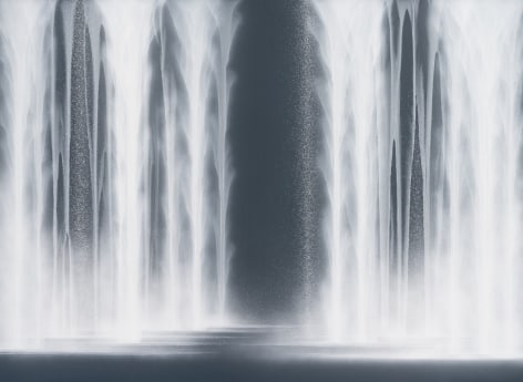Hiroshi Senju, Waterfall, 2020, natural pigments on Japanese mulberry paper mounted on board