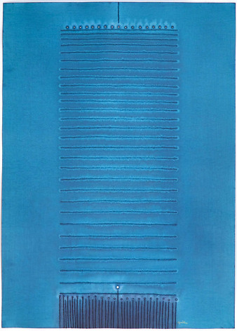 Aguna II, 2008, Ink and dye on paper, 55 x 39"