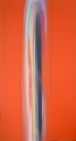 Jawlensky&#039;s Garden, 2005, acrylic on linen, 94.75 x 51.75 inches/240 x 131 cm