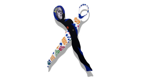 Susan Weil, Scissors for Matisse, 2020, archival digital print on acrylic sheet, 101.6 x 63.5 x 6.4 cm (40 x 25 x 2.5 inches)