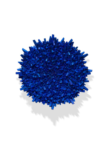 Aggregation 23 - MA047 (Star 7), 2023, mixed media with Korean mulberry paper, 33.5 x 33.5 inches/85.1 x 85.1 cm