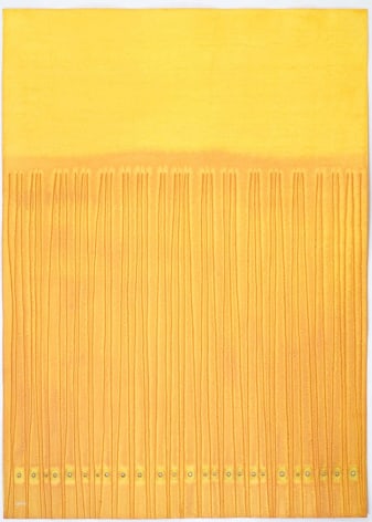 Sohan Qadri, Ananda XI, 2007, ink and dye on paper, 139.7 x 99.1 cm (55 x 39 inches)