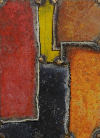 Untitled, 2009 Pure pigment on steel