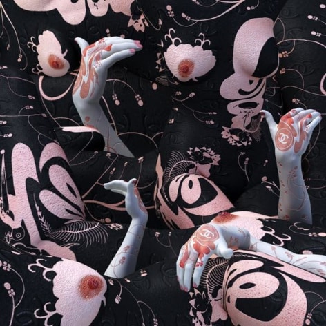 Bird land-chanel, 2009, 120cm x120cm