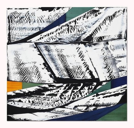 Ricardo Mazal, Black Mountain MK 10, 2014, oil on linen, 40 x 42 inches