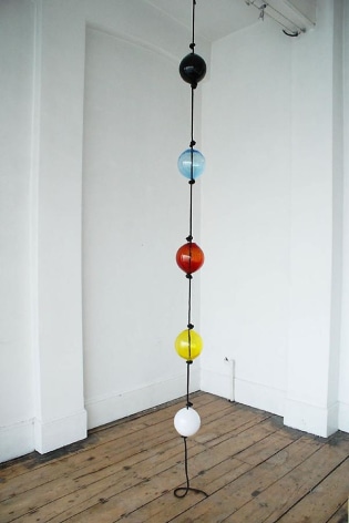 Michael Petry Memory String 	2009	Blown glass and rope	13'