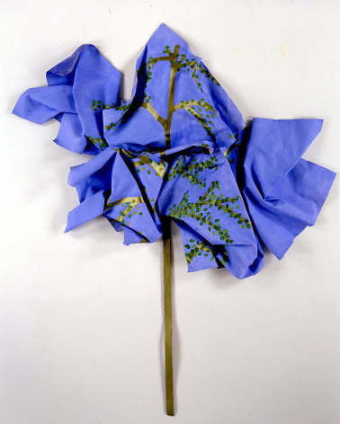 Soft Tree, 2005 Acrylic on canvas and wood 80 x 71"